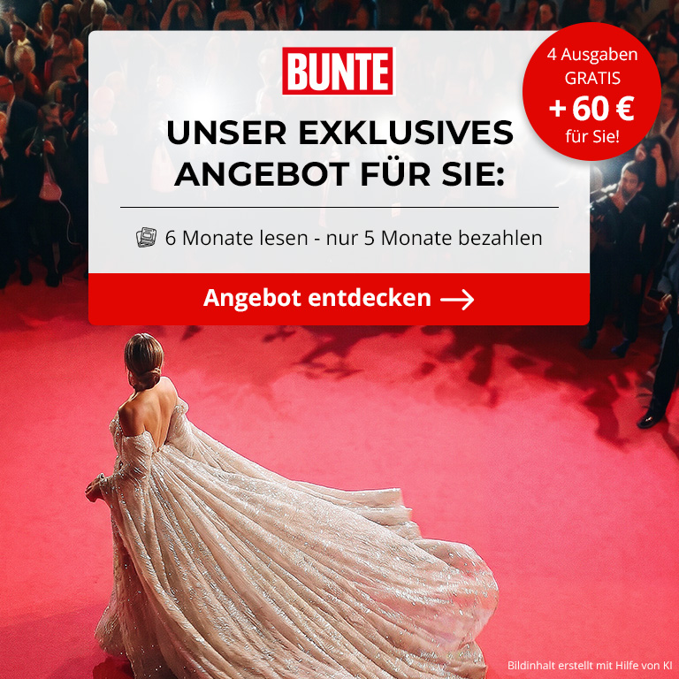 BUNTE - 6 Monate lesen - 60 € Scheck erhalten