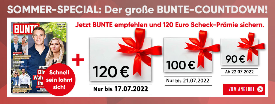 BUNTE - Countdown Sommer-Special 2022