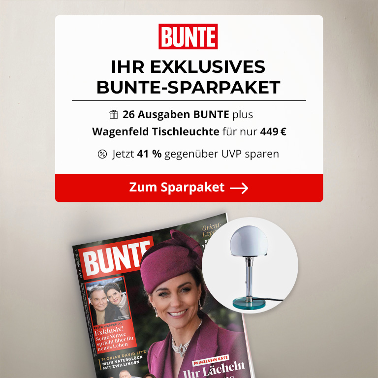 BUNTE - 26 Ausgaben + Wagenfeld Tischleuchte