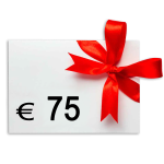 75 € Verrechnungsscheck 