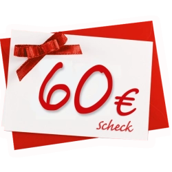 60 € Verrechnungsscheck